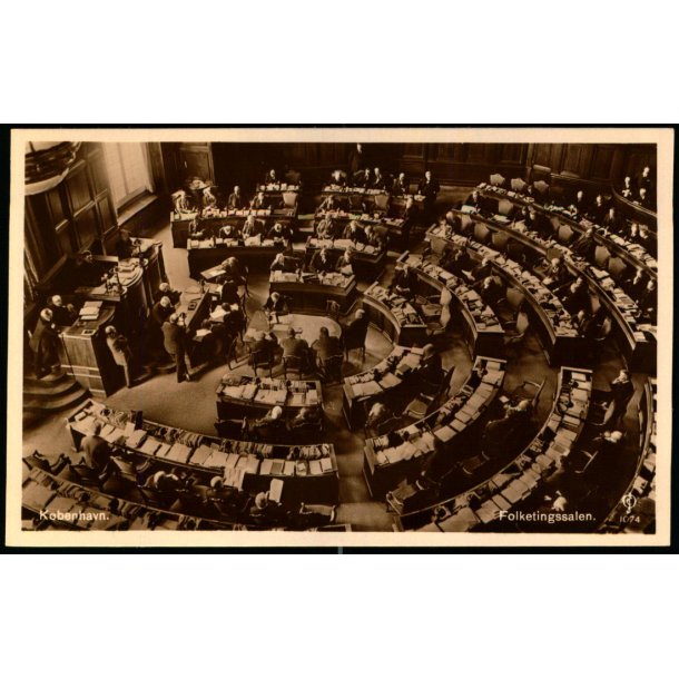 K�benhavn - Folketingssalen - Chr. Olsen 1074