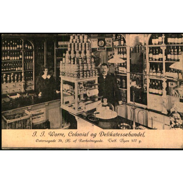 I.I.Worre - Colonial og Delikatessehandel - stersgade 34 - u/n - Ubrugt