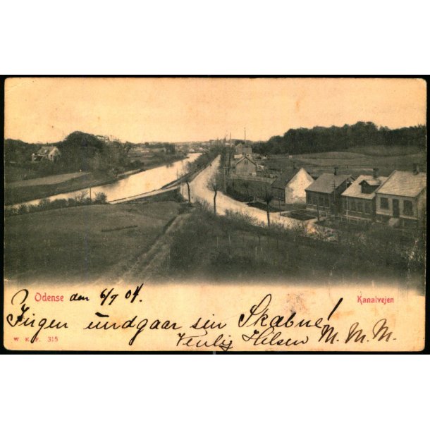 Odense - Kanalvejen - W.K.F. 315 - Brugt