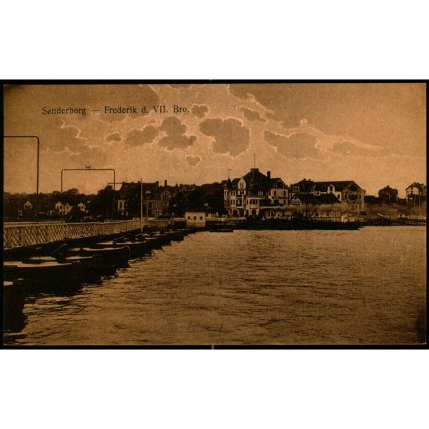 S�nderborg - Frederik VII.s Bro - A. Clausens Bogh. M 69 - Ubrugt