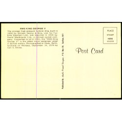 RMS King George V - Visuel Disigns u/n - Ubrugt