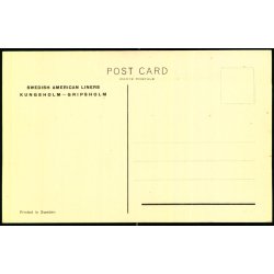 Swedish American Line - KUNGSHOLM - GRIPSHOLM - u/n - Ubrugt