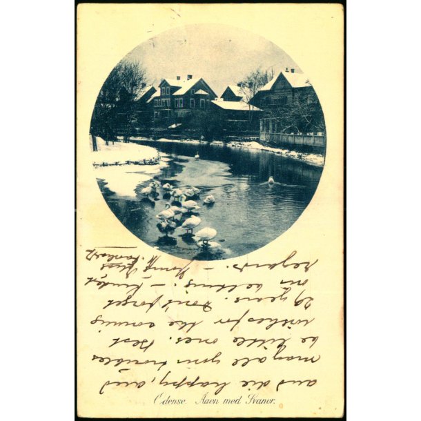 Odense - Aaen med Svaner - Stender 34800  - Brugt