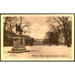 Odense - Vinter  Parti fra Kongens Have - H. Schmidt u/n - Ubrugt