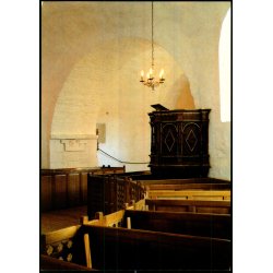 Bornholm - sterlars Rundkirke - Prdikestol og triumfbue - Gornitzka 135 - Ubrugt