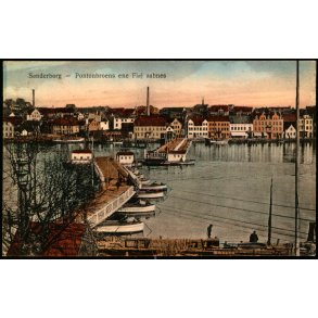 S�nderborg - Pontonbroens ene Fl�j aabnes- J. Boisen 67 - Ubrugt