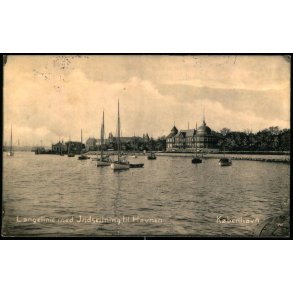 Langelinie med Indsejlining til Havnen - K�benhavn - Dansk Lystrykkeri 791