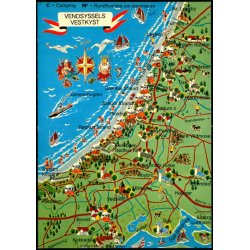 Vensyssels Vestkyst  - Stjerne Foto 35400 - Ubrugt