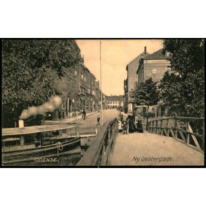 Odense  - Ny Vestergade - Flensborg Magasinet ved Knud M�ller - Vestergade 54 - u/n - Brugt