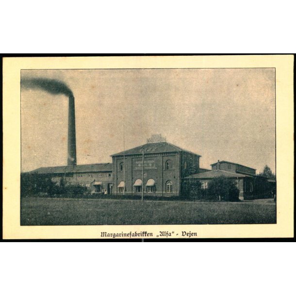 Margarinefabrikken "Alfa" - Vejen - Bagside 1907  - Ubrugt