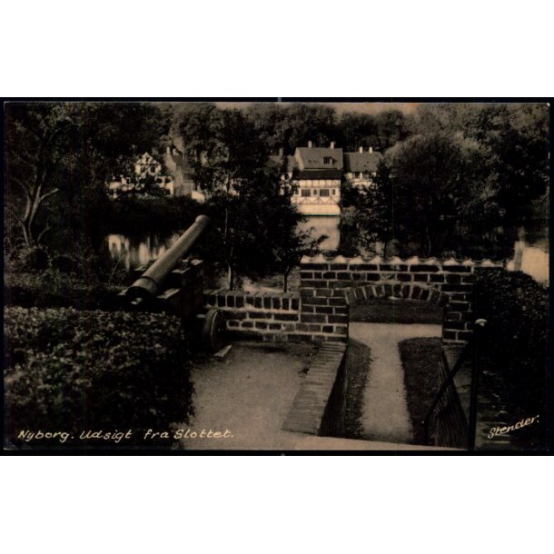 Nyborg - Udsigt fra Slottet - Stender 335 K - Ubrugt