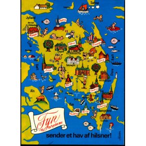 Nissen - Fyn sender et hav af hilsner - O.P.O. 7399 - 24/25 - Ubrugt