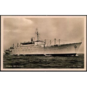 Göteborg - M/S STOKHOLM - Fotokort  J&W 143 - Ubrugt