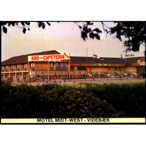 Motel Midt-West - Videb�k - Dansk Foto Tryk u/n - Ubrugt