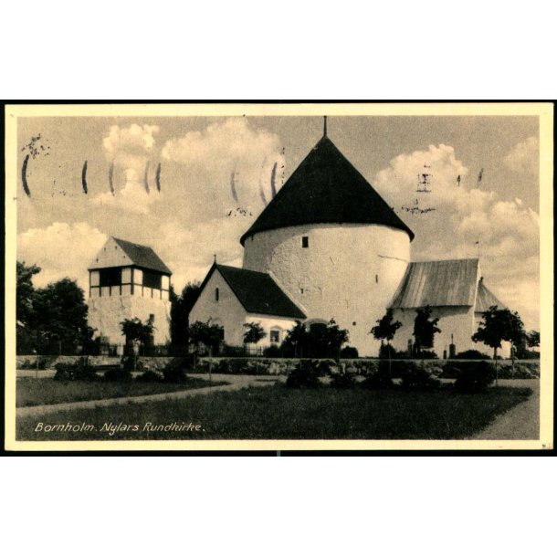 Bornholm - Nylars Rundkirke - Rudolf Olsen 5530