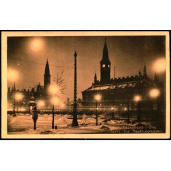 Kbenhavn i Sne - Parti fra Raadhuspladsen - Stender 38239