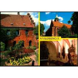 Nyk�bing F. - Klosterkirke og L�geurtehave - Trojaborg NF 9 - Ubrugt