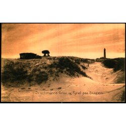 Drachmanns Grav og Fyret paa Skagen - Stender 39514 - Ubrugt