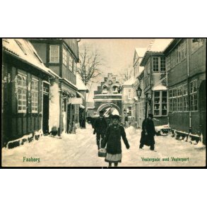 Faaborg - Vestergade med Vesterport - Warburgs Kunst Forlag 284 - Brugt