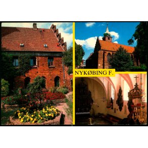 Nyk�bing F. - Klosterkirke og L�geurtehave - Trojaborg NF 9 - Brugt
