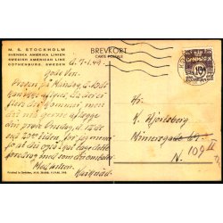 M/S STOKHOLM - Svenska Amerika Linen - u/n - Brugt