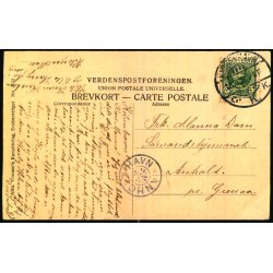 ANHOLT HAVN p Postkort 