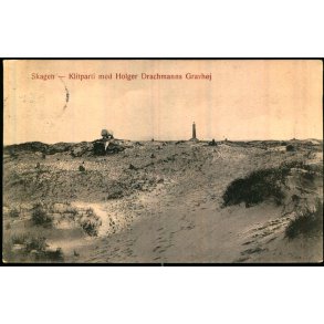 Skagen - Klitparti  med Holger Drachmanns Gravh�j -  Knudstrup u/n - Brugt