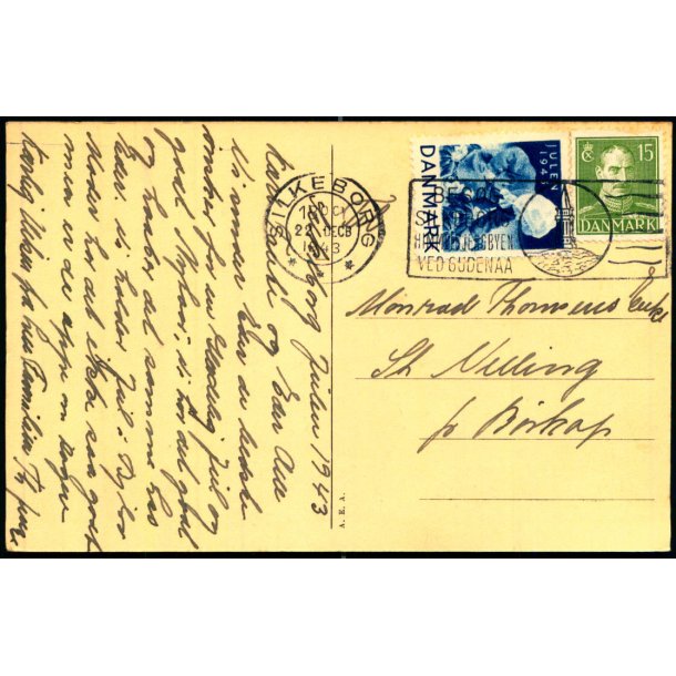 1943 p Postkort