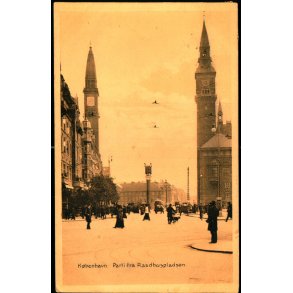 Kbenhavn - Parti fra Raadhuspladsen - Stender 37545
