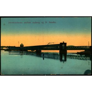 Jernbanebroen mellem  Aalborg oh N. Sundby - u/n - Ubrugt