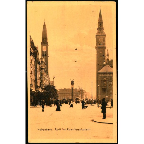 Kbenhavn - Parti fra Raadhuspladsen - Stender 37545