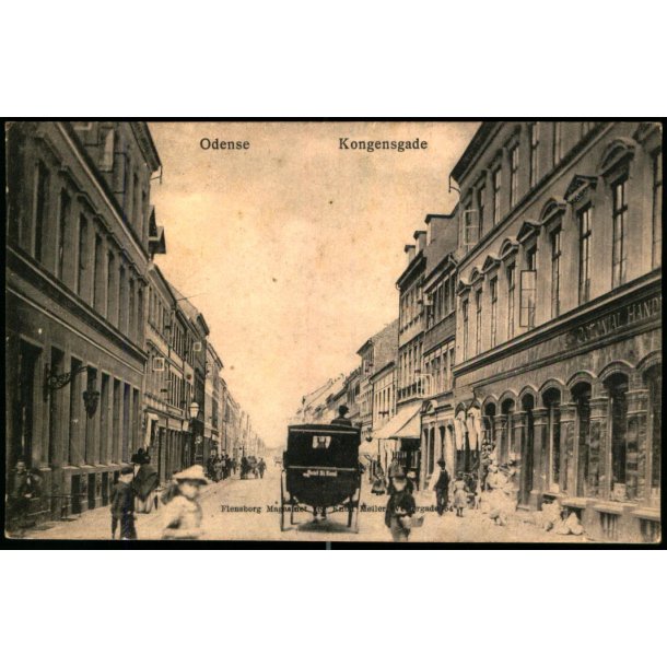 Odense - Kongensgade - Flensborg Magasinet ved Knud M�ller u/n - Brugt