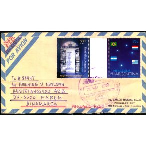 Luftpost Brev fra Argentina - 28  - 5 - 2002