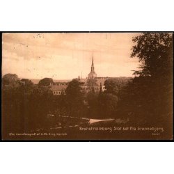 Brahetrolleborg Slot set fra Gr�nnebjerg - Fotograf A.M. Krog u/n - Brugt