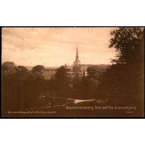 Brahetrolleborg Slot set fra Gr�nnebjerg - Fotograf A.M. Krog u/n - Brugt