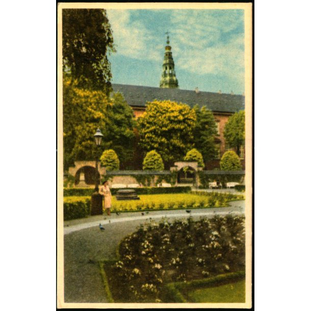 Det kgl. Biblioteks Have (mod Rigsdagen) - Helmer Petersen u/n