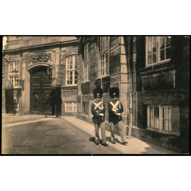 Kbenhavn - Amalienborg - Vagtpost - u/n