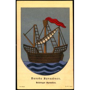 Danske Byvaabner - Helsing�r Byvaaben - Fritz Benzen 18 - Ubrugt