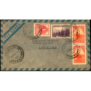 Luftpost Brev fra Argentina - 19 - 4 - 51