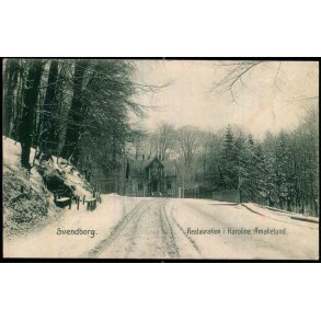 Svendborg - Restaurationen i Karoline Amalielund - Stender 19037 - Brugt