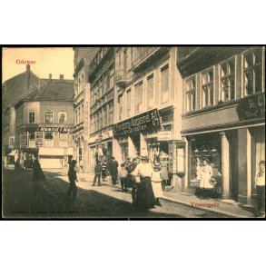 Odense - Vestergade - Postkortbutik Flensborg Margasinet v. Knud M�ller - Flensborg Margasinet K.M. 