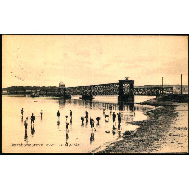 Jernbanebroen over Limfjorden - Stender 22851 - Brugt