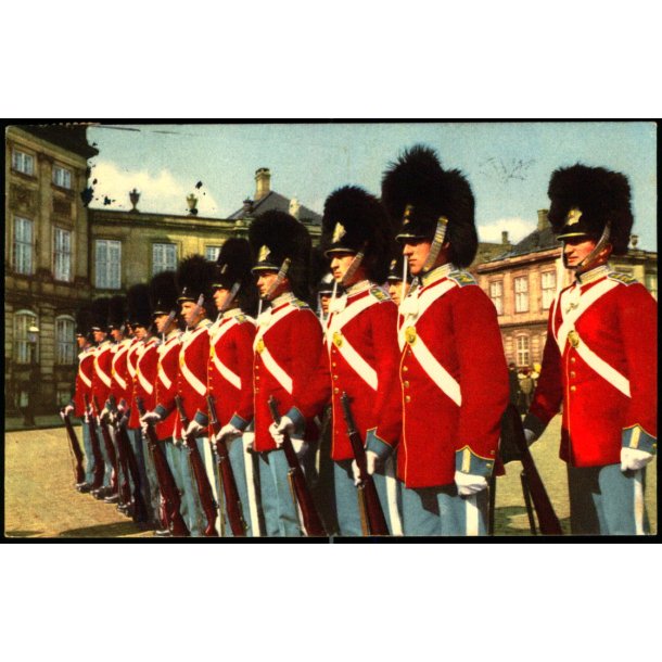 Kbenhavn - Vagtparaden p Amalienborg - Rudolf Olsen u/n