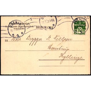 Slotsbryggeriets Mineralvandsfabrik - Helsagskort u/n - Brugt