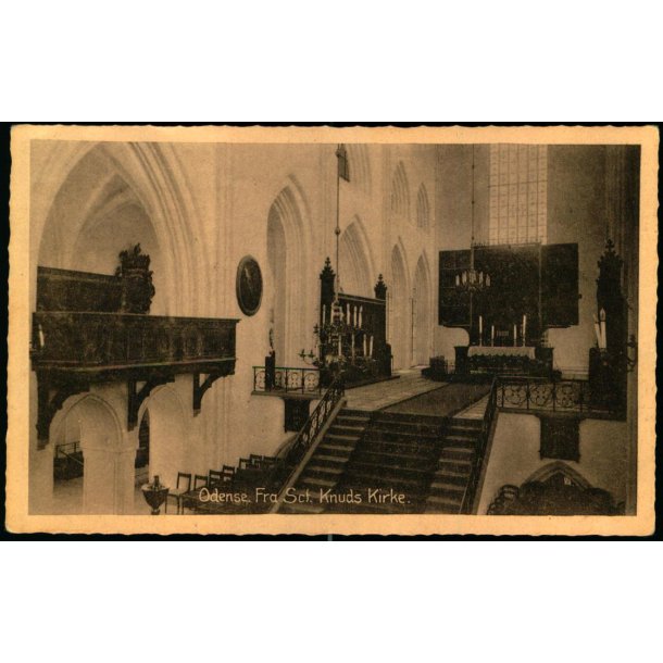 Odense - Fra Sct. Knuds Kirke - Stender O. 123 - Brugt