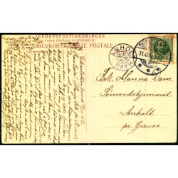 ANHOLT HAVN p Postkort 