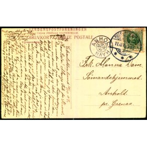 ANHOLT HAVN p Postkort 