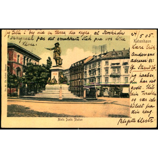 Kbenhavn - Niels Juels Statue - Th. Cohrt 30 - Brugt