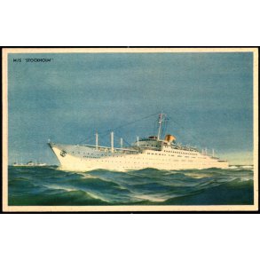 M/S STOKHOLM - Swedish American Line - u/n - Ubrugt