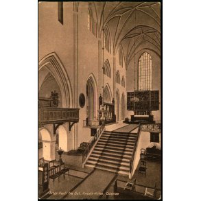 Alter-Parti fra Sct. Knuds-Kirke - Odense - Chr. Pedersens Kunstforlag 82 A - Brugt